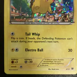 Pokemon TCG Pikachu HOLO 6/12 McDonalds EU Promo Set 2016 (MCD16) ENGLISH Card - Image 3
