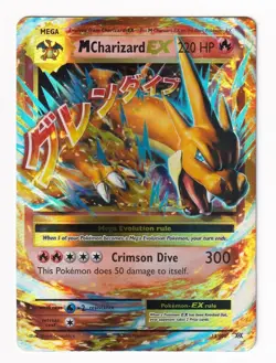 2016 Pokemon XY Evolutions 13 M Charizard EX - Image 1