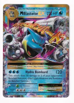 2016 Pokemon XY Evolutions 22 M Blastoise EX - Image 1