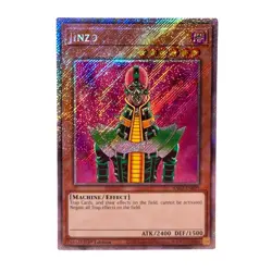 YuGiOh! Jinzo (Platinum Secret Rare) RA03-EN099 1st Ed NM Bonanza - Image 1
