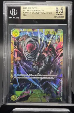 2023 One Piece TCG Pillars Of Strength Charlotte Katakuri Sec Op03-123 - Image 1