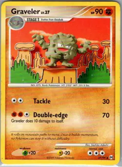 Graveler 37/99 Non Holo Arceus - Pokemon Card - NM - Image 1
