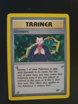 POKEMON Card 104/132 GYM CHALLENGE ENGLISH Giovanni - Image 1