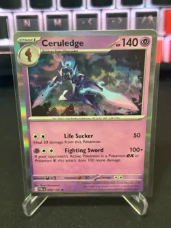 Ceruledge - 098/193 - Holo Rare - Paldea Evolved PAL - Mint - Pokemon Card - Image 1