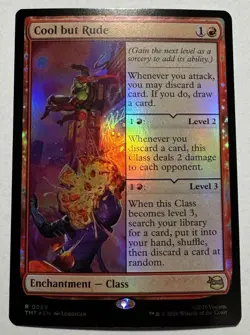 Cool but Rude #0089 *Foil Rare* TMNT MTG - Image 1