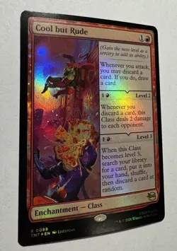 Cool but Rude #0089 *Foil Rare* TMNT MTG - Image 2