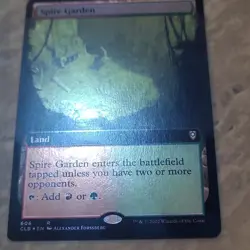 Magic: The Gathering Spire Garden Foil Rare Land Commander Legends - Image 1