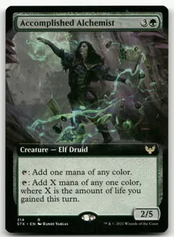 Accomplished Alchemist (Extended Art) #314 (NM) Strixhaven STX Magic MTG - Image 1