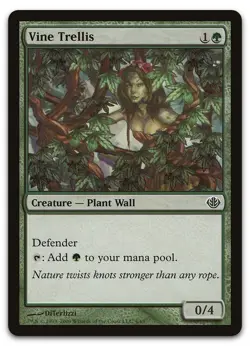 Vine Trellis #4 (NM) Garruk vs Liliana DDD Magic MTG - Image 1