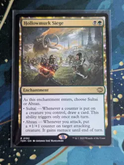 MTG Hollowmurk Siege - NM - Tarkir: Dragonstorm - Image 1