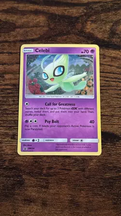 Pokemon Sun & Moon 2019 Celebi SM224 Black Star Promo English - Image 1