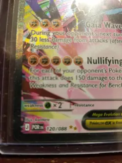 Pokemon TCG Mega Zygarde EX Holo Dragon Basic 120/088 English Card - Image 2