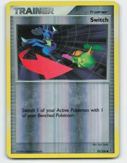 2008 Pokemon, Stormfront, #93/100 Switch, Reverse Holo Common - Image 1
