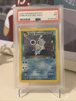 PSA 7 Pokemon 2000 Rocket DARK BLASTOISE HOLO #3 - Image 1