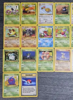 26x Jungle Set Pokemon Vintage Card Bundle Uncommon and Common WOTC 1999 - Image 2