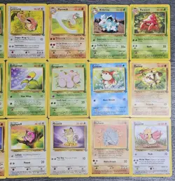 26x Jungle Set Pokemon Vintage Card Bundle Uncommon and Common WOTC 1999 - Image 3