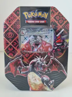 Paldean Fates Charizard ex Tin - NEW SEALED - Pokemon TCG - Image 1