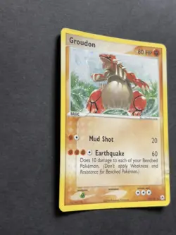 ✨Secret Holo Groudon✨ 102/101 Pokemon EX Hidden Legends - see photos, damaged - Image 2