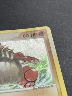 ✨Secret Holo Groudon✨ 102/101 Pokemon EX Hidden Legends - see photos, damaged - Image 5