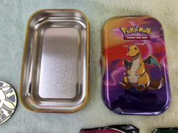 Pokemon TCG Kanto Power Mini Booster Tin DRAGONITE - COMPLETE UNSEALED TIN - Image 2