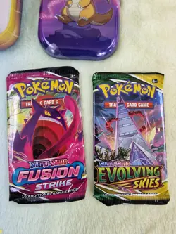 Pokemon TCG Kanto Power Mini Booster Tin DRAGONITE - COMPLETE UNSEALED TIN - Image 4