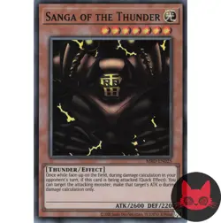 Yugioh Sanga of the Thunder MRD-EN025 Reprint Super Rare NM - Image 1