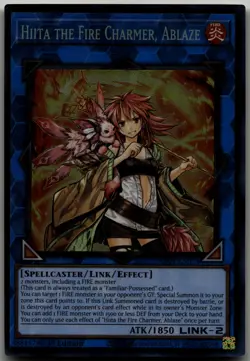 Hiita the Fire Charmer, Ablaze (PCR) Prismatic Collector's Rare Quarter Century - Image 1