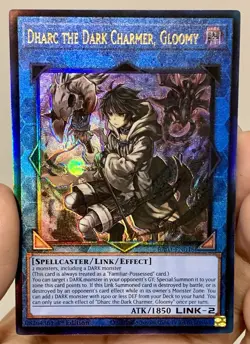 Yugioh Dharc the Dark Charmer Gloomy RA03-EN048 Prismatic Ultimate Rare (PUR) NM - Image 1