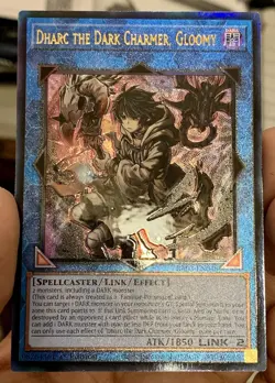 Yugioh Dharc the Dark Charmer Gloomy RA03-EN048 Prismatic Ultimate Rare (PUR) NM - Image 2