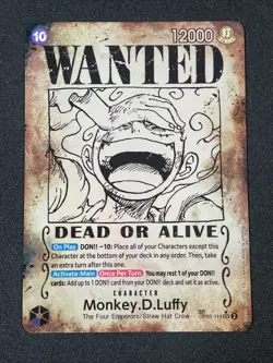 One Piece TCG MONKEY.D.LUFFY OP05-112 SEC SP - ENG ENGLISH WANTED - Image 1