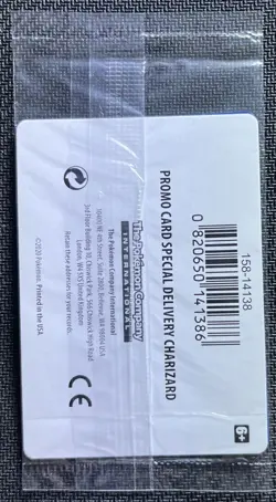 Pokemon SWSH075 Charizard Promo Holo Card Special Delivery Sealed UK Exclusive - Image 2