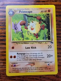 Primeape 18/18 Southern Islands LP Pokemon Card - Image 1