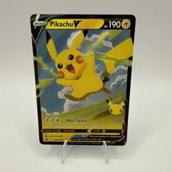 Pikachu V SWSH143 Black Star Promo Holo Pokemon Card - NM - Image 1