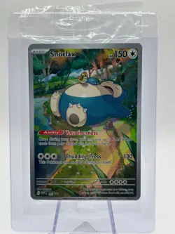 Snorlax 051 Sv: Scarlet & Violet Promo Cards Holo Sealed - Image 1
