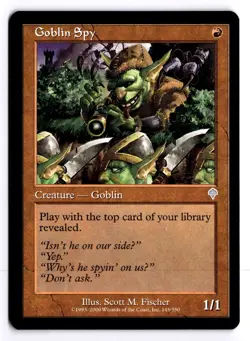 Goblin Spy 145 Invasion U MTG LP - Image 1
