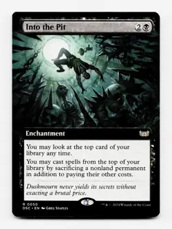 Into the Pit (Extended Art) - [Commander: Duskmourn: House of Horror] MTG 💀 - Image 1