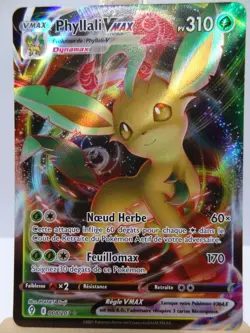 Carte Pokemon " Phyllali VMAX " 008/203 - Evolution Celeste - EB7 - NM - FR - Image 3