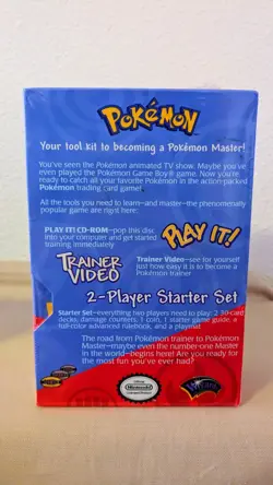 Pokemon Base Set 2 Trainer VHS 2-Player Starter Set Theme Deck NEW SEALED - Image 2