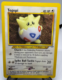 Vintage Pokemon Card Togepi Neo Destiny - Image 1