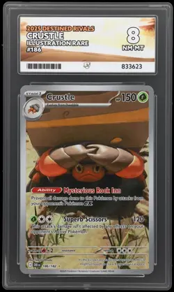 Crustle #186 Destined Rivals - English - Ace 8 NM-MT - Pokemon TCG - Image 1