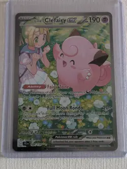 2025 Pokemon Journey Together #184/159 Lillie's Clefairy EX Free Shipping - Image 1