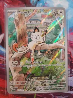 Meowth 106/094 - Pokemon Phantasmal Flames - NM/Pack Fresh - Image 1