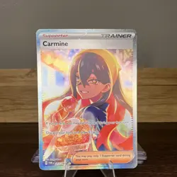 The Pokemon Company Carmine 217/167 Twilight Masquerade Full Art Holo English - Image 1