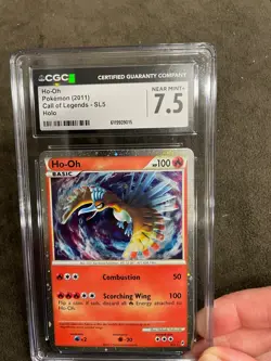 Shiny Ho-oh Call of Legends Holo UR #SL5 Pokemon English Graded CGC 7.5 NM - Image 2