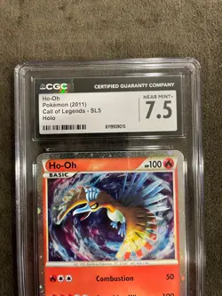 Shiny Ho-oh Call of Legends Holo UR #SL5 Pokemon English Graded CGC 7.5 NM - Image 5