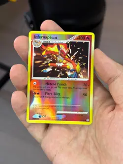 Pokemon TCG Infernape 5/130 Reverse Holo Rare Diamond & Pearl 2007 - LP+ - Image 1