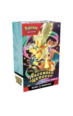 Pokemon TCG Mega Evolution Ascended Heroes Booster Bundle x4 - PRESALE - Image 1