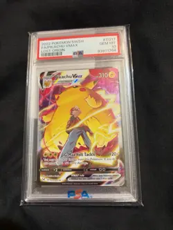 PSA 10 Pikachu VMAX FA #TG17/TG30 Lost Origin Pokemon 2022 - Image 1