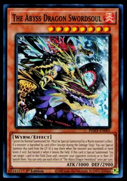 Photon Hypernova #PHHY-EN005 The Abyss Dragon Swordsoul - Image 1