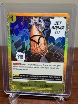 Gum-Gum Jet Spear ST13-018 Common Foil Starter Deck 13 One Piece NM Mint - Image 1